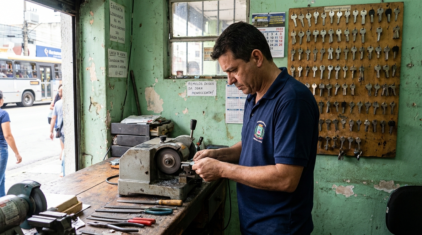 Cópia de Chave Residencial profissional em Florianópolis‑SC