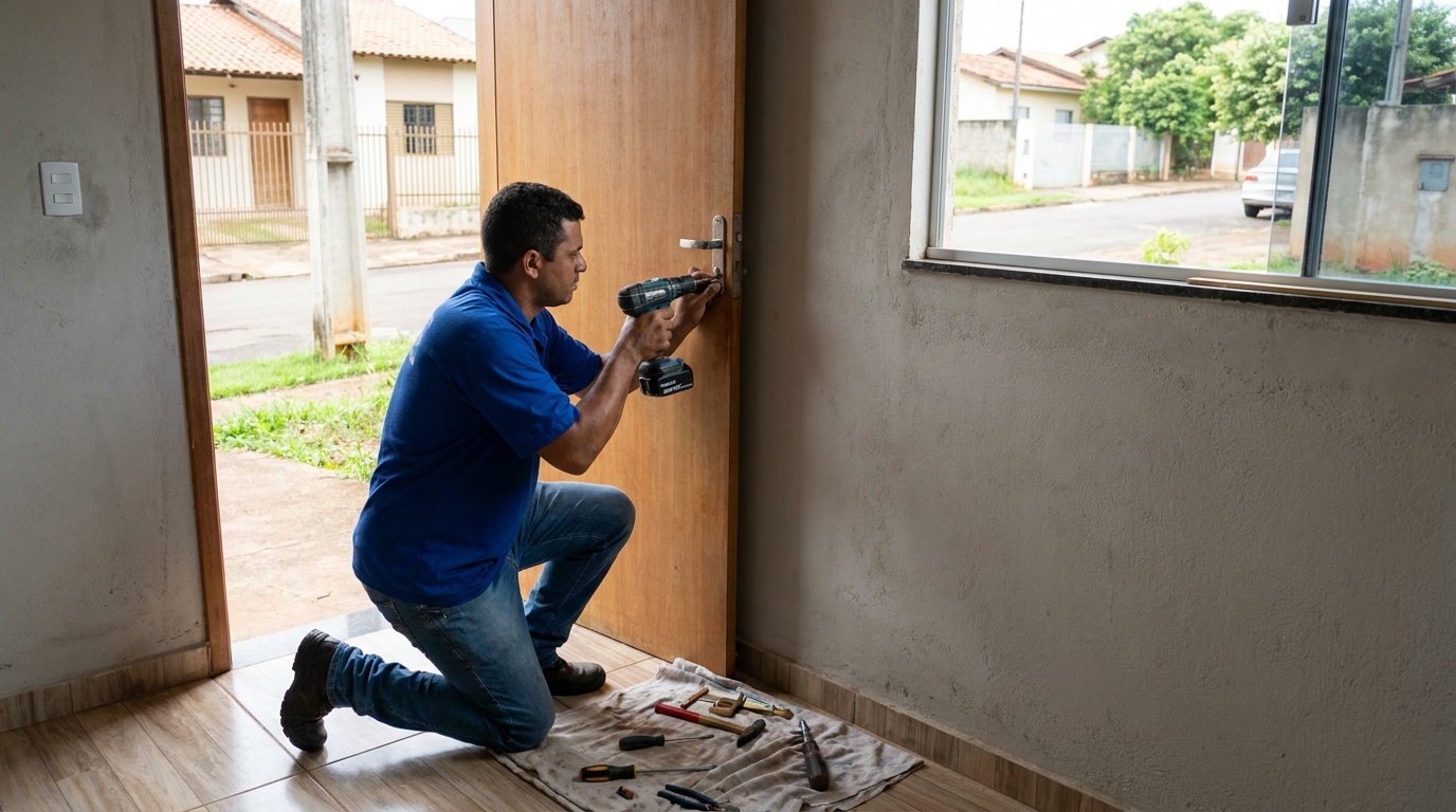 Instalação de Fechadura Residencial profissional em Florianópolis‑SC